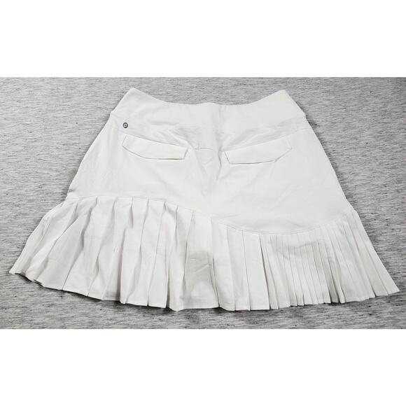 Tennis Skirt Skort With Pockets Pleated Golf High Waisted Womens Size Large 12 - Picture 4 of 11